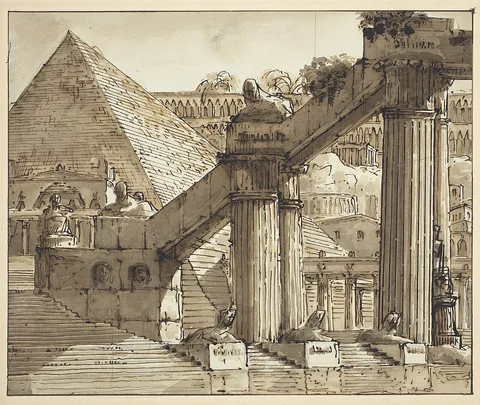 Pietro Gonzaga, Egyptian Stage Design
