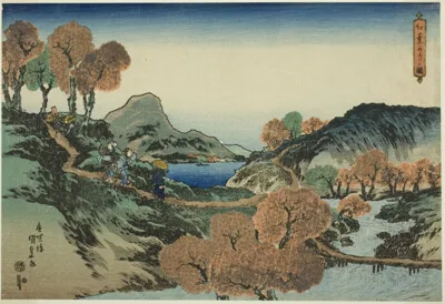 Kochoro Kunisada, Viewing Maple Trees