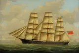 William H. Yorke, The ship 'Magna Charta' in full sail