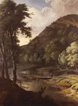 Gerard van Edema, Landscape with Figures