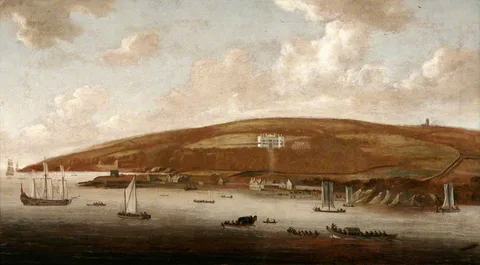Gerard van Edema, Mount Edgcumbe House and Park from Stonehouse