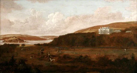 Gerard van Edema, A View of Mount Edgcumbe from Cremyll