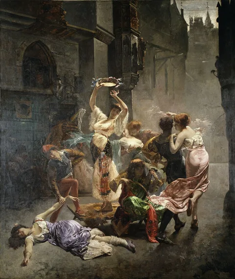 Edouard Frederic Wilhelm Richter, Beggars and fornicators