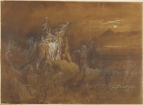 Gustav Dore, The Shades of French Soldiers from the Past Exhort the Army to Victory on the Rhine