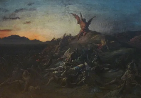 Gustav Dore, The Fall of the Rebel Angels