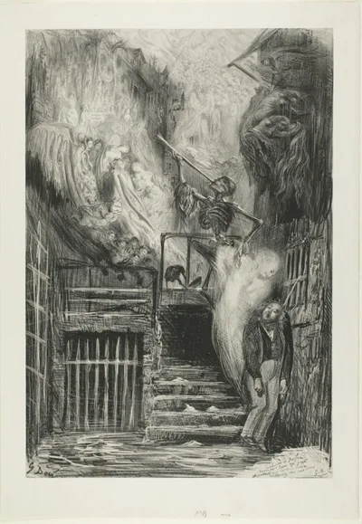 Gustav Dore, La Rue de la Vieille Lanterne: The Suicide of Gérard de Nerval