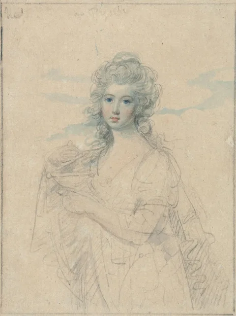 Samuel Shelley, Portrait of a Young Woman as Psyche