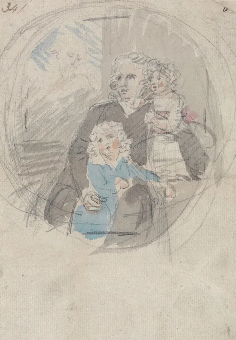 Samuel Shelley, Study for a Portrait Group