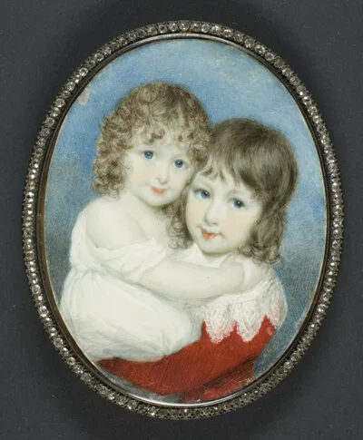 Samuel Shelley, Portrait of Master Andrew and Miss Harriet Thompson