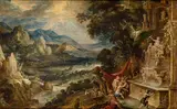 Kerstiaen de Keuninck, Landscape with Diana and Actaeon