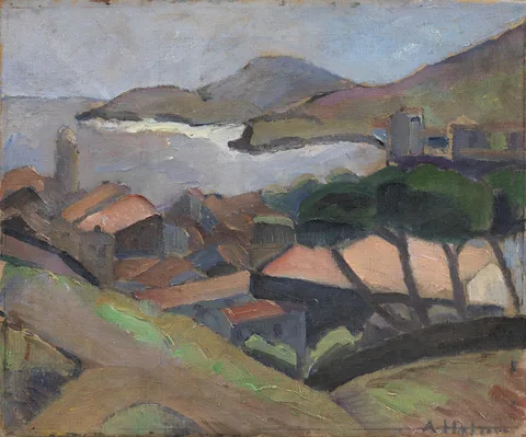 Astrid Holm, View of Collioure