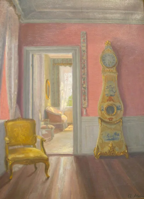 Astrid Holm, Interior in sunlight.