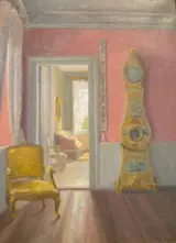 Astrid Holm, Interior in sunlight.