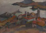 Astrid Holm, Town at a rocky coast