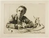 Francis Seymour Haden C.m.g. F.r.c.s., Portrait of Francis Seymour Haden, No. 2 (While Etching)