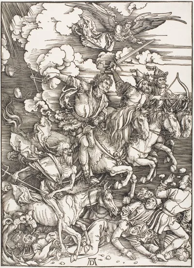 Durer, The Four Horsemen of the Apocalypse, from The Apocalypse