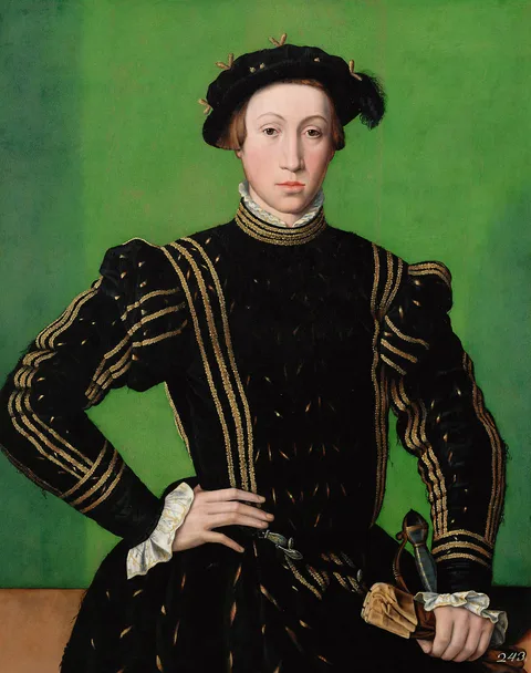 William Scrots, Portrait of Emperor Maximilian II (1527-1576)