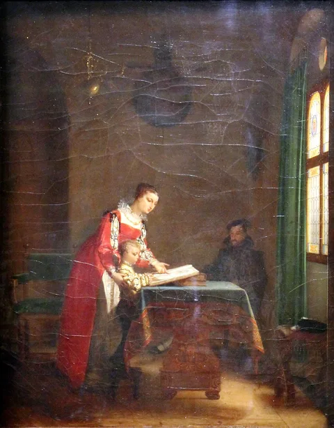 Jean Baptiste Mallet, L'Éducation d'Henri IV by Jean-Baptiste Mallet
