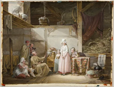 Jean Baptiste Mallet, The Evening Prayer