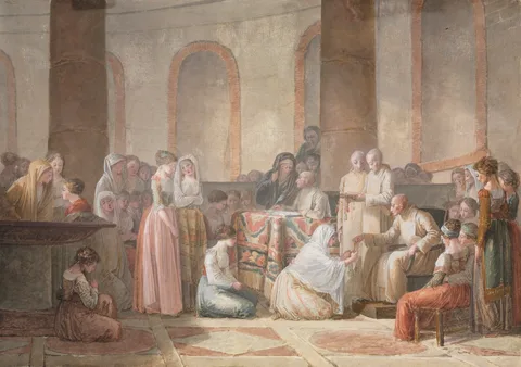 Jean Baptiste Mallet, The Distribution of Rosaries