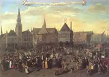 Adriaen van Nieulandt, Procession of Lepers on Copper Monday, or ‘Koppertjesmaandag'
