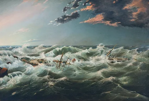 James Shaw, The Admella wrecked, Cape Banks, 6th August, 1859