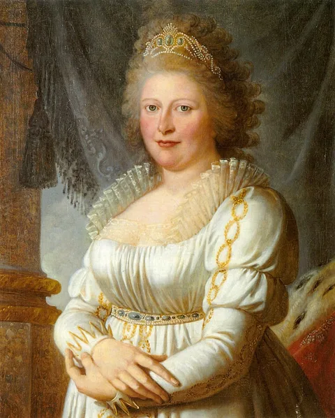 Philipp Friedrich Hetsch, Charlotte Mathilde of England