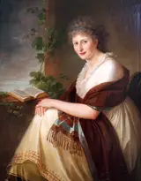 Philipp Friedrich Hetsch, Portrait of Elisabeth Christiane