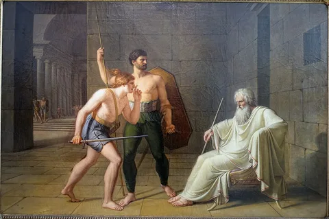 Philipp Friedrich Hetsch, The Death of the Consul Papirius