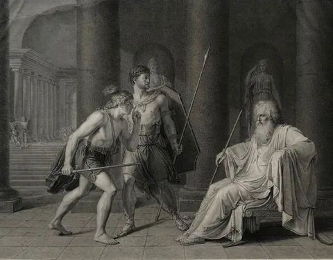 Philipp Friedrich Hetsch, The Death of the Consul Papirius