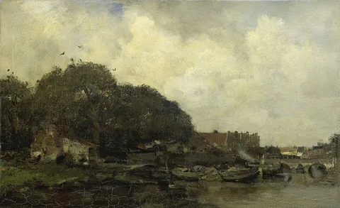 J.H. Maris, View of a port