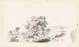 Alexander Hieronymus Bakhuijzen, Landschap met grote boom