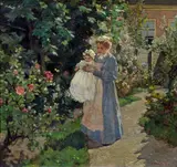 Johannes Akkeringa, In the garden