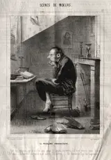 Joseph Charles Traviés de Villers, Scènes de Moeurs:  Le Problême embarassant...
