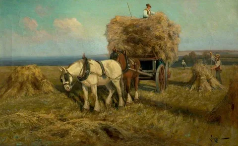 Arthur William Redgate, Loading the Harvest Wagon