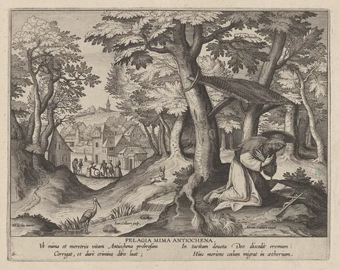 Jan II Collaert, Pelagia of Antioch