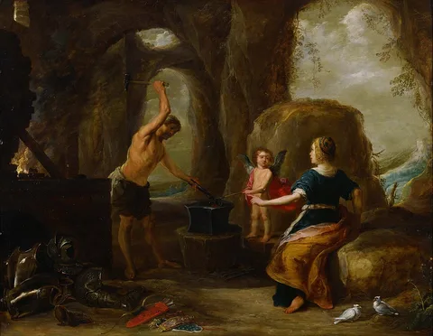 David Teniers d.Ä., Venus Visiting Vulcan’s Forge