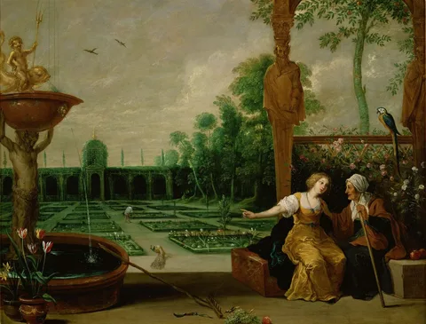 David Teniers d.Ä., Vertumnus and Pomona