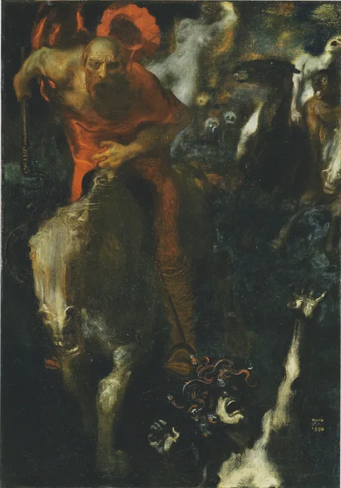 F. Stuck, Wilde Jagd