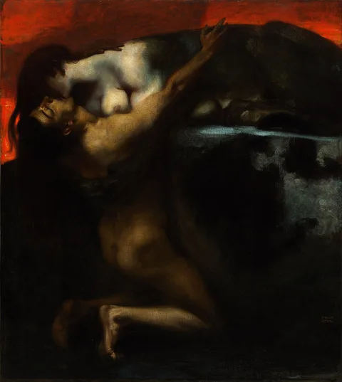 F. Stuck, The Kiss of the Sphinx