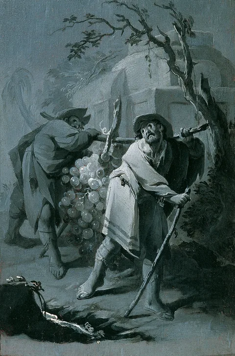 Franz Sigrist, The Scouts with the Grapes