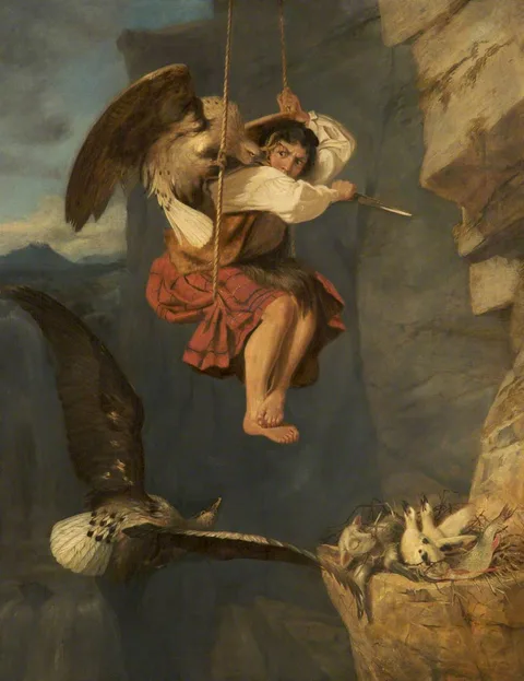 R. R. McIan, A Girl attacked by Eagles