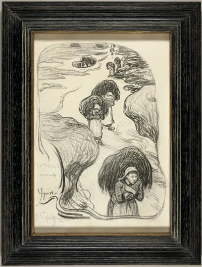Claude Schuffenecker, Seaweed Gatherers, Yport
