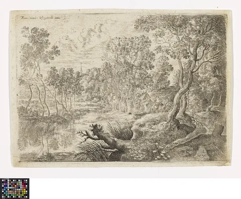 Lukas van Uden, Landscape with a brook