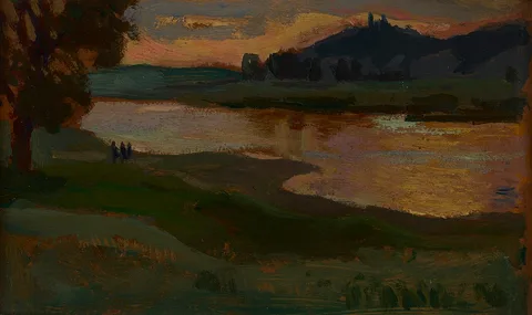 Jan Stanislawski, Bielany at Dusk