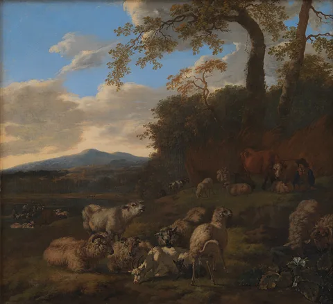 Jacob van der Does I, The Flock of Sheep