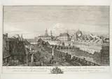 also called Canaletto Bernardo Bellotto, Exterior View of the Italian Gate of the Ramparts of the Town of Dresden
