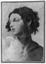 Giovanni Giacomo Sementi, Copy of Hippomenes' head from Guido Reni's painting Atlanta anad Hippomenes