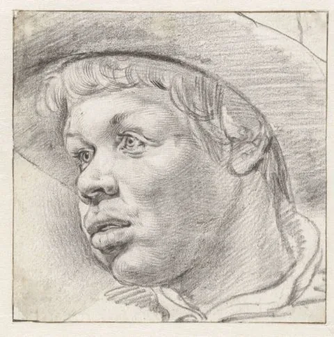 Cornelius Visscher, Study of the Head of a Boy, Facing Left