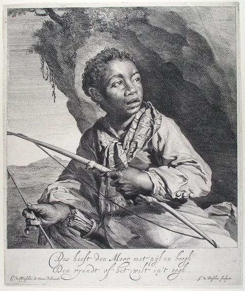 Cornelius Visscher, The Moorish Archer